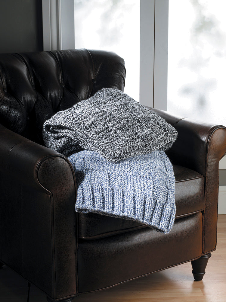 Crochet Basketweave Throw