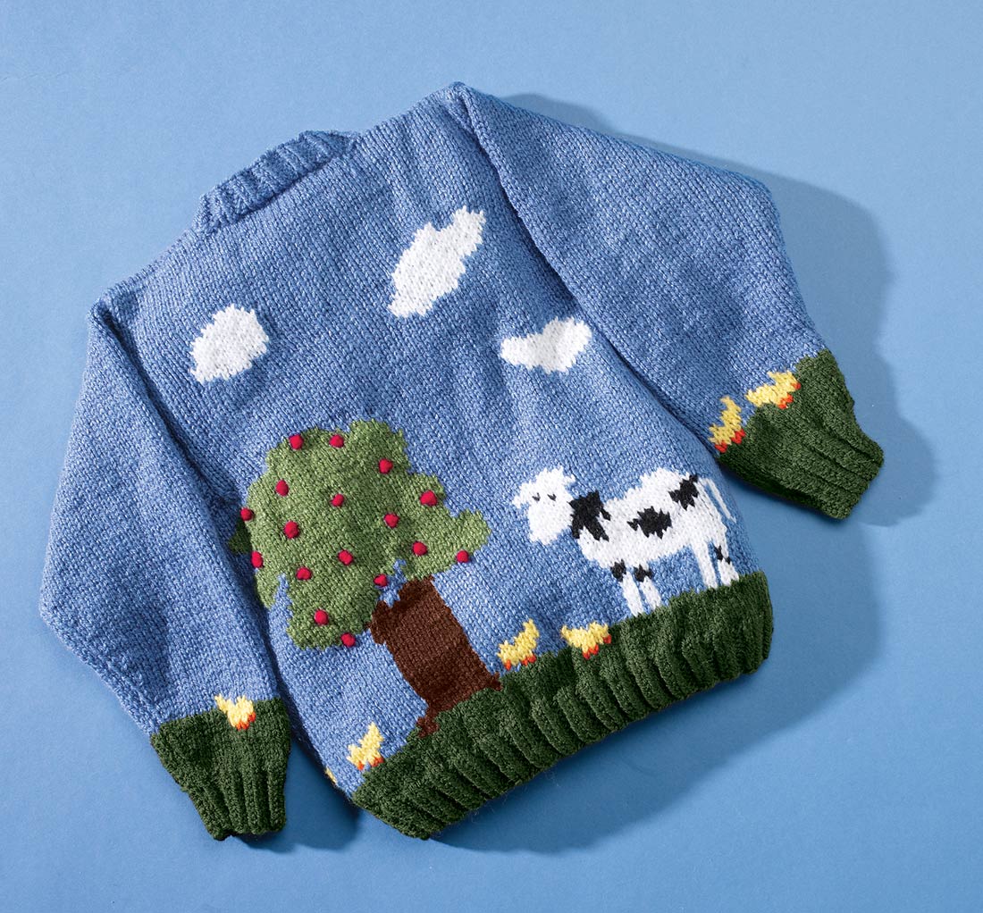 Farm Yard Cardigan Pattern