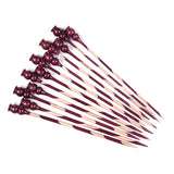 10" Maple Wood & Purple Heart Single Point Needles