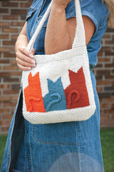 Cat Lover's Knit Bag