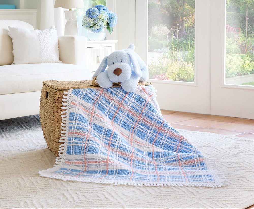 Plaid Baby Blanket