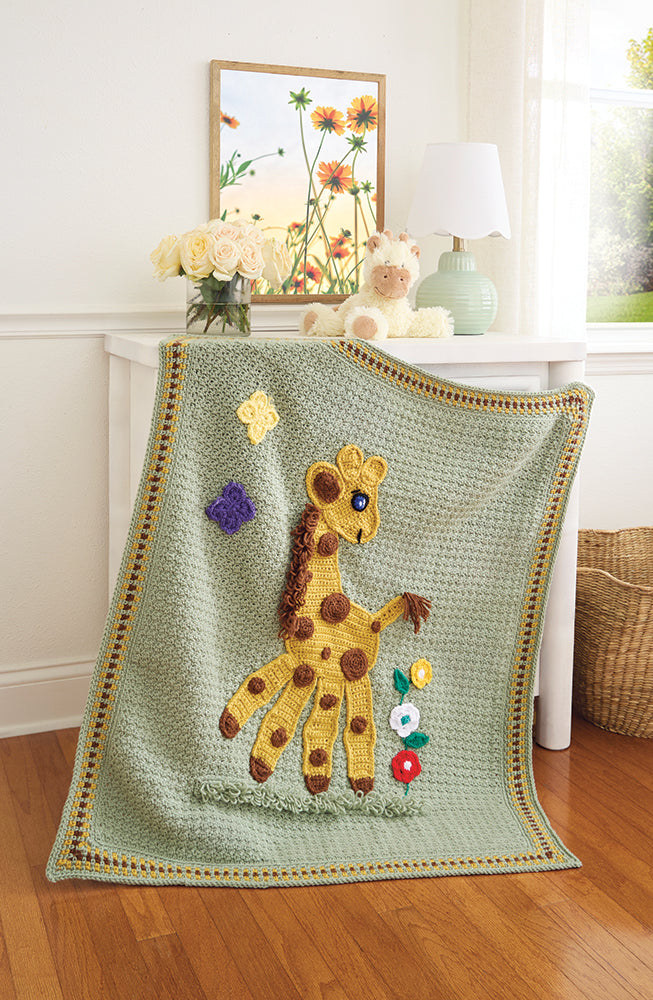 Geoffery Giraffe Baby Blanket