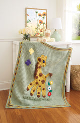 Geoffery Giraffe Baby Blanket