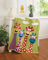 Playful Giraffes Baby Blanket