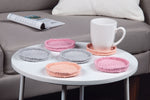 Rimmed Coasters Set