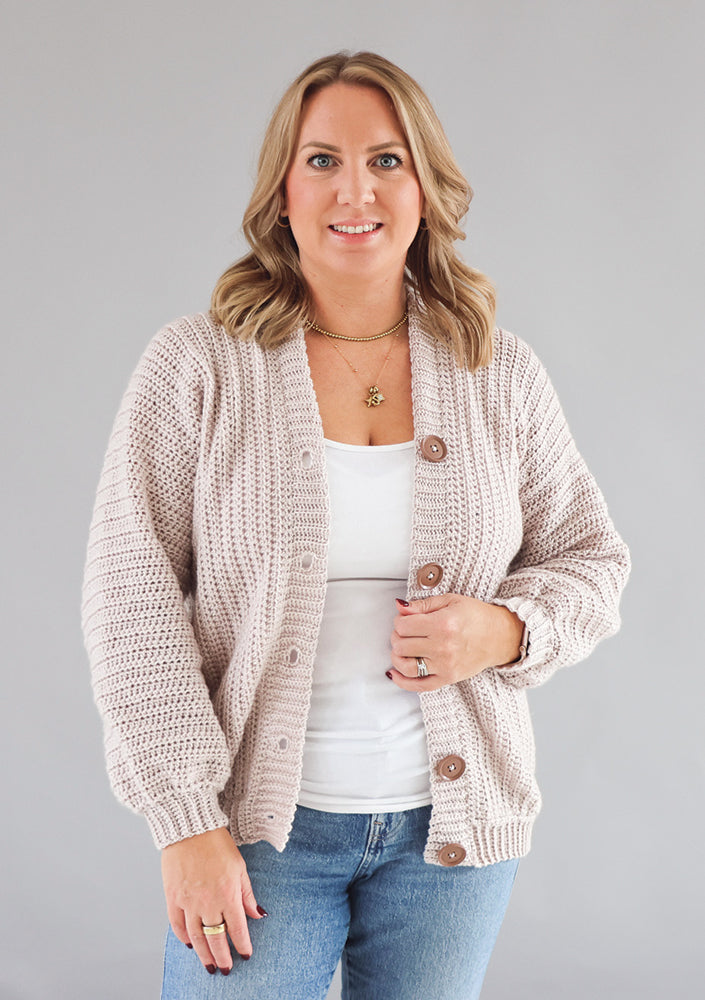The Luna Cardigan – Mary Maxim Ltd