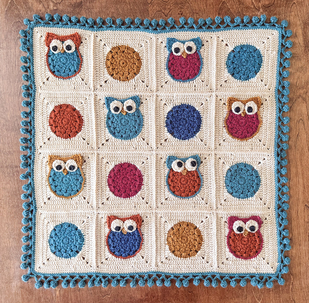 Little Hoot Owl Baby Afghan