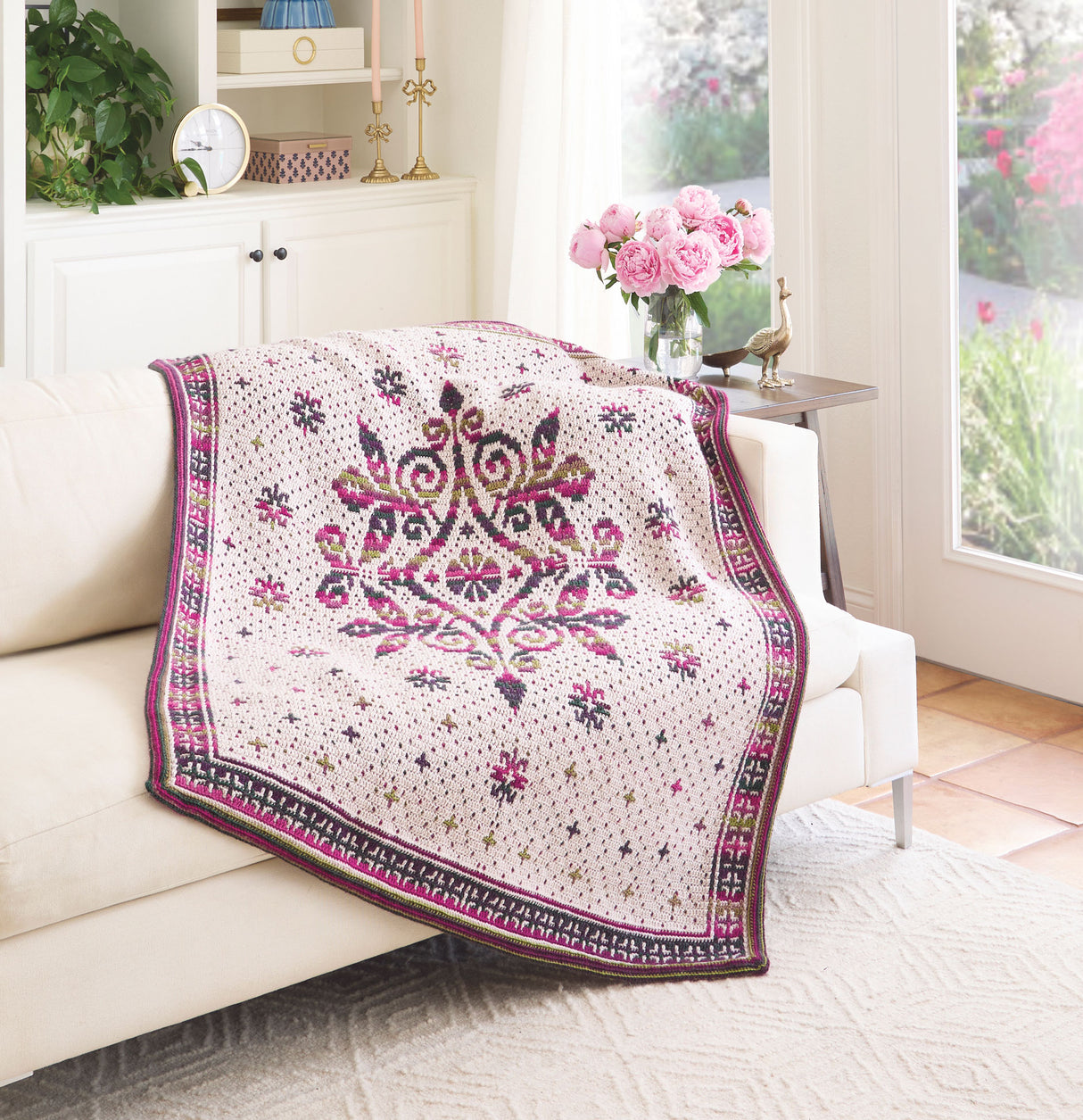 Floralicious Mosaic Blanket