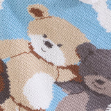 Bear Buddies Baby Blanket
