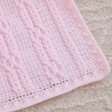 Cabled Hugs Baby Blanket
