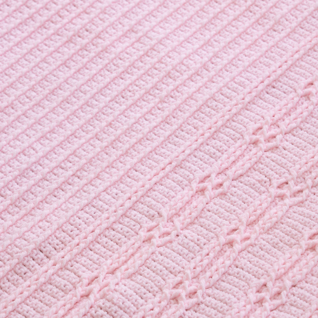 Cabled Hugs Baby Blanket