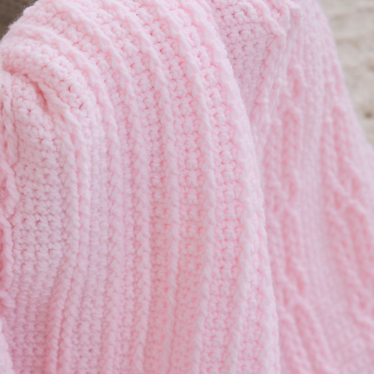 Cabled Hugs Baby Blanket