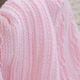 Cabled Hugs Baby Blanket