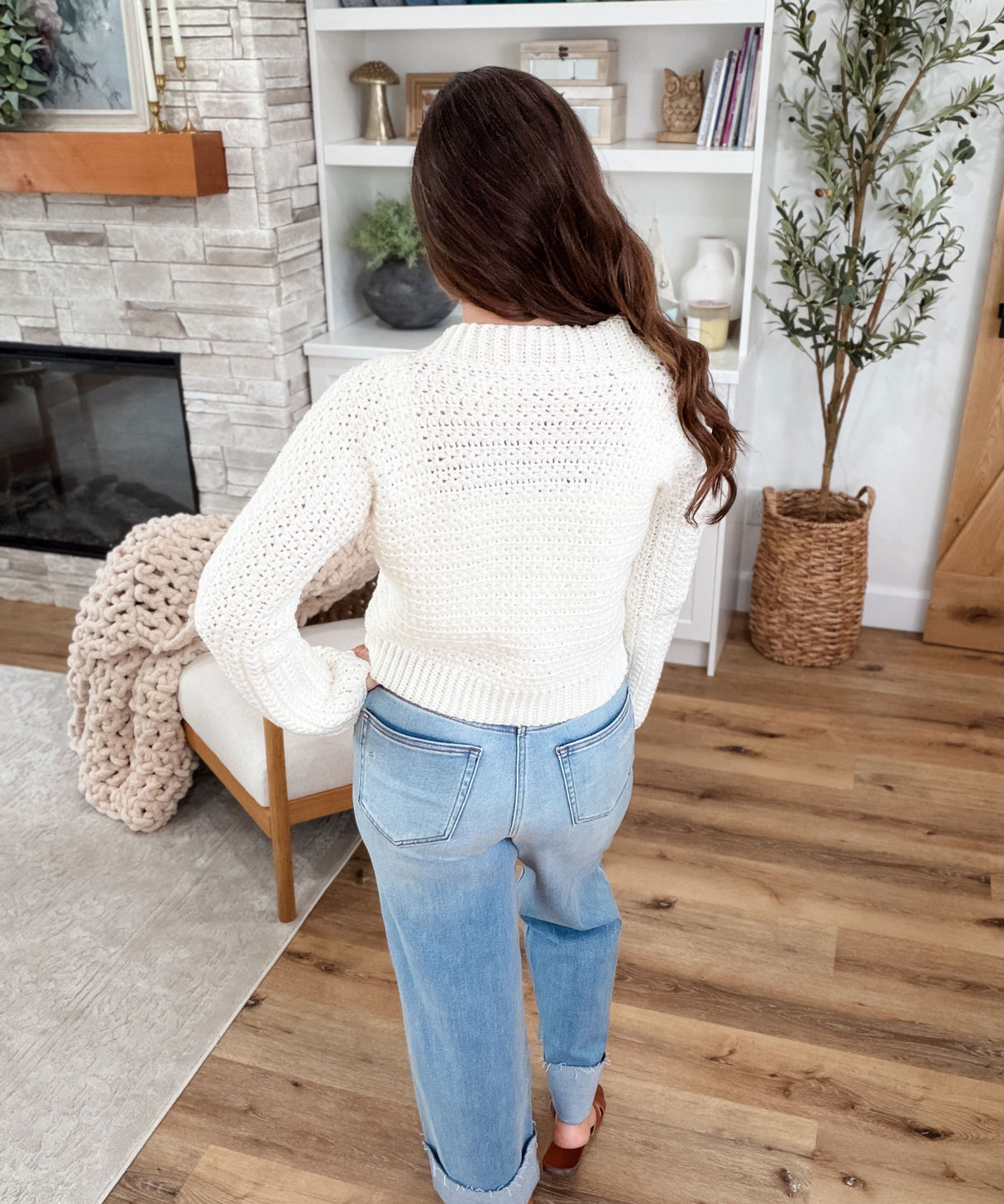 Short Timeless Star Stitch Cardigan