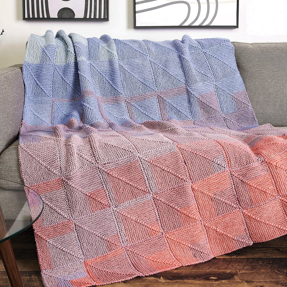 Knit Shade and Fade Blanket