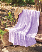 Flower and Cables Throw