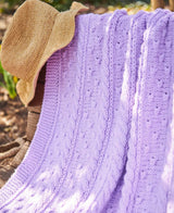 Flower and Cables Throw