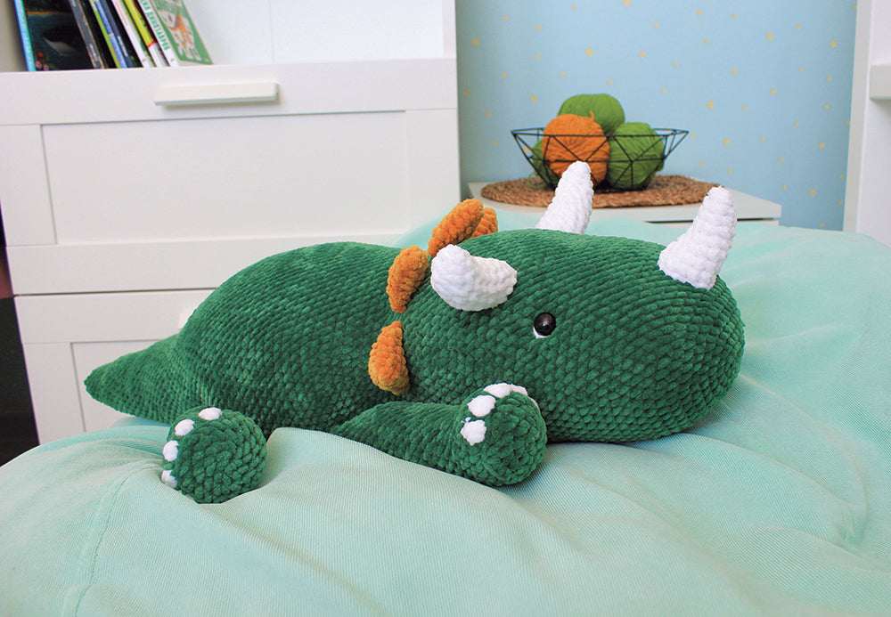 Triceratops Crochet Kit