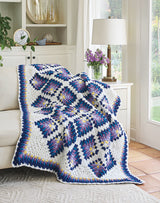 Blue Water Lily Afghan
