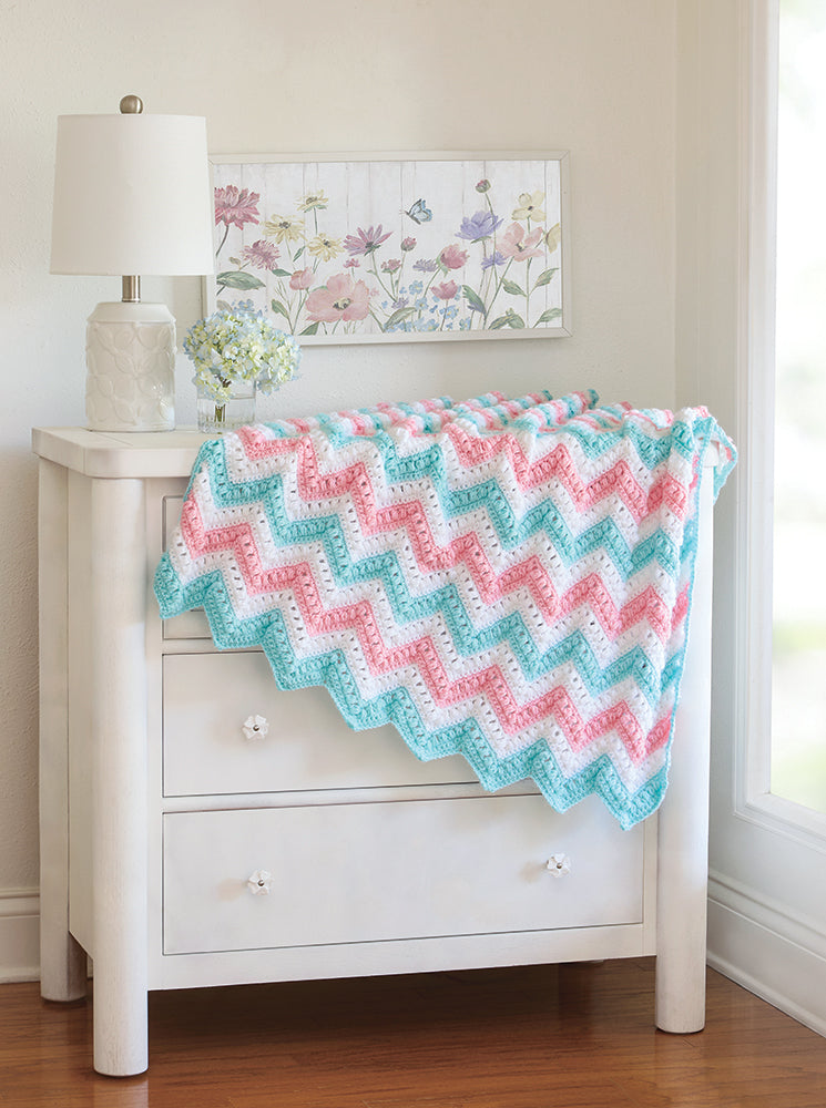 Pastel Peaks Baby Blanket Kit
