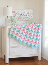Pastel Peaks Baby Blanket Kit