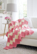Tunisian Diamonds Blanket
