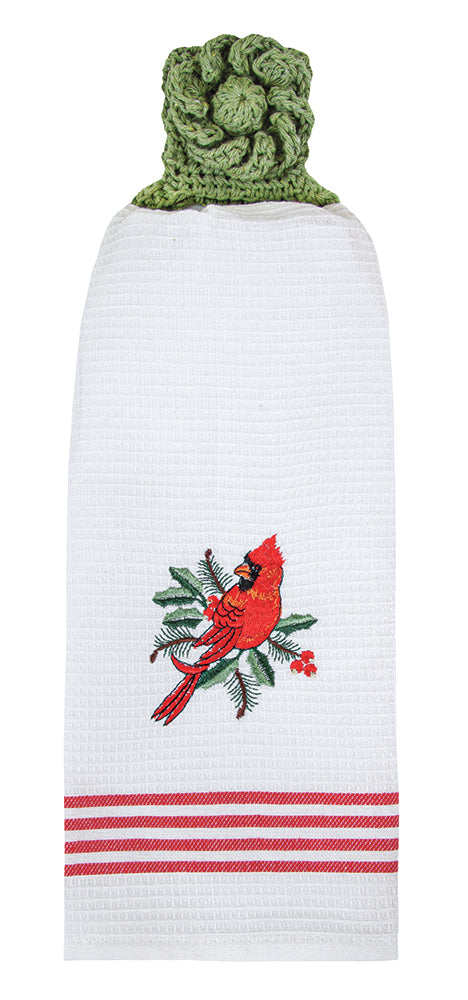 Cardinal Towel and Holder Set