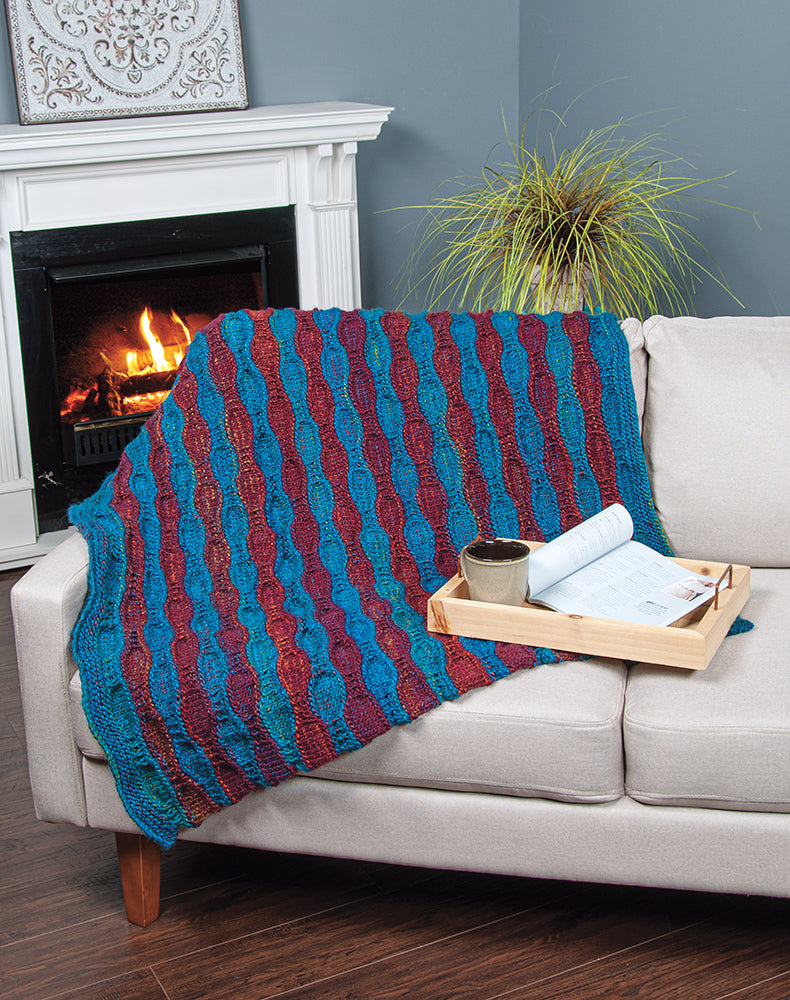 Knit Fire & Rain Blanket