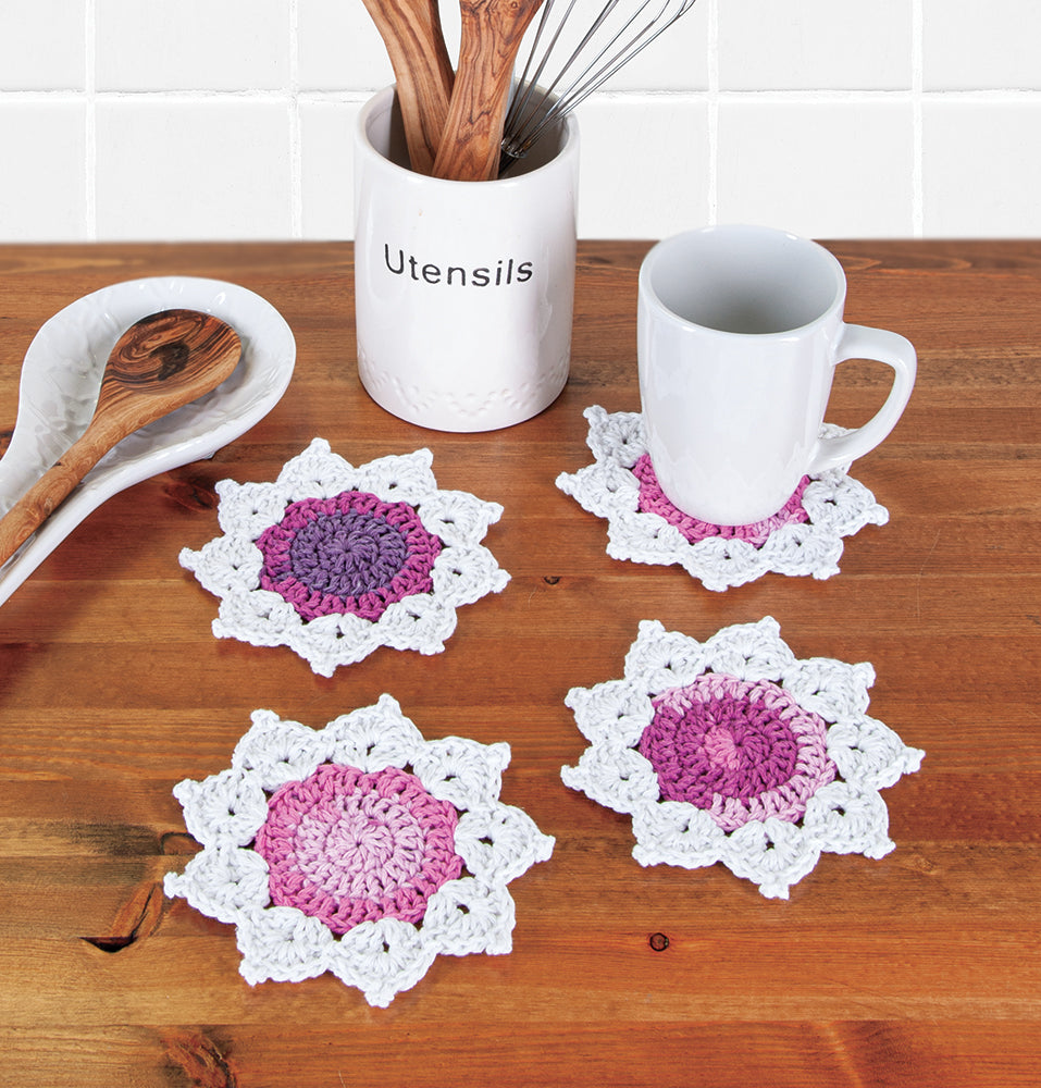 Spring Coasters Kit – Mary Maxim Ltd