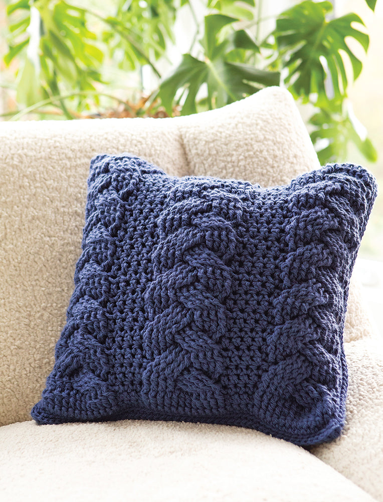 Cozy Cottage Cabled Pillow Cover