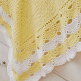 Lacy Scalloped Baby Blanket