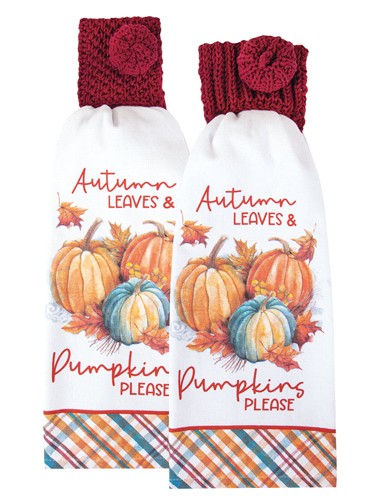 Autumn Leaves Towel Topper