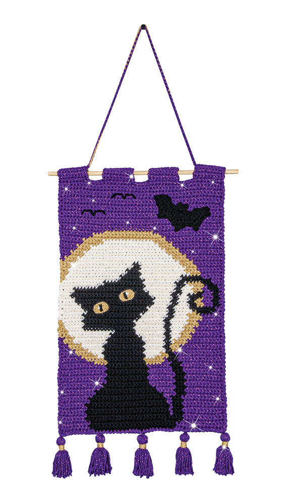 Halloween Cat Wall Hanging Kit