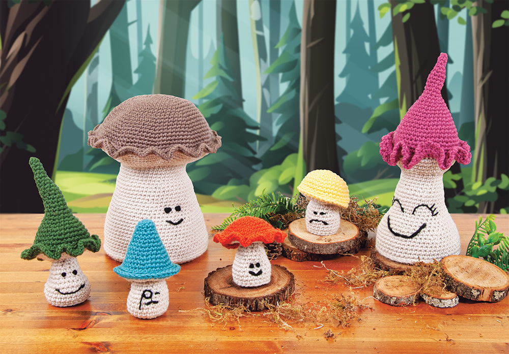 Fun-Gi Family Amigurumi Kit