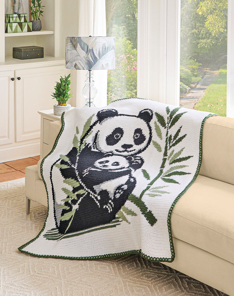 Panda Baby Blanket – Mary Maxim Ltd