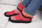 Colourful Knit Slippers
