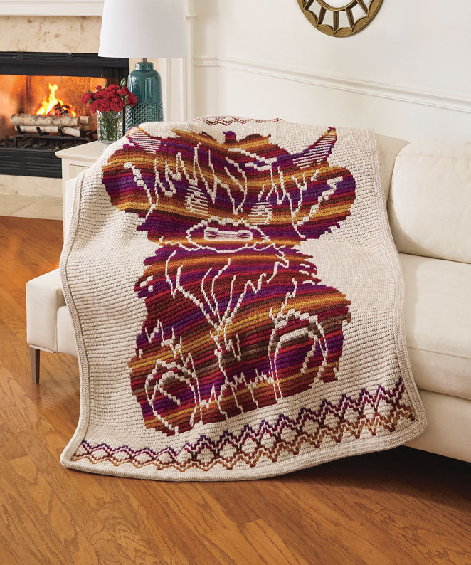 Highland Snuggle Blanket – Mary Maxim Ltd