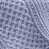 Cabled Trellis Blanket