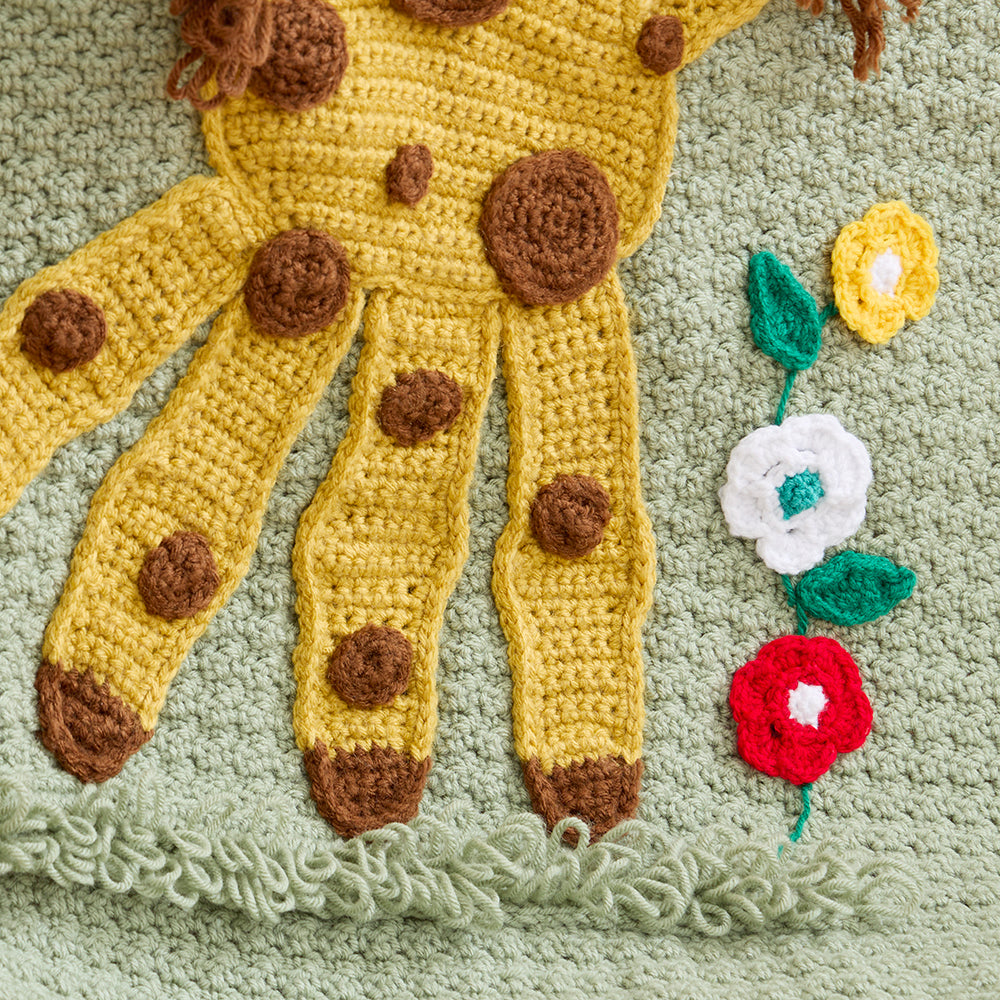 Geoffery Giraffe Baby Blanket