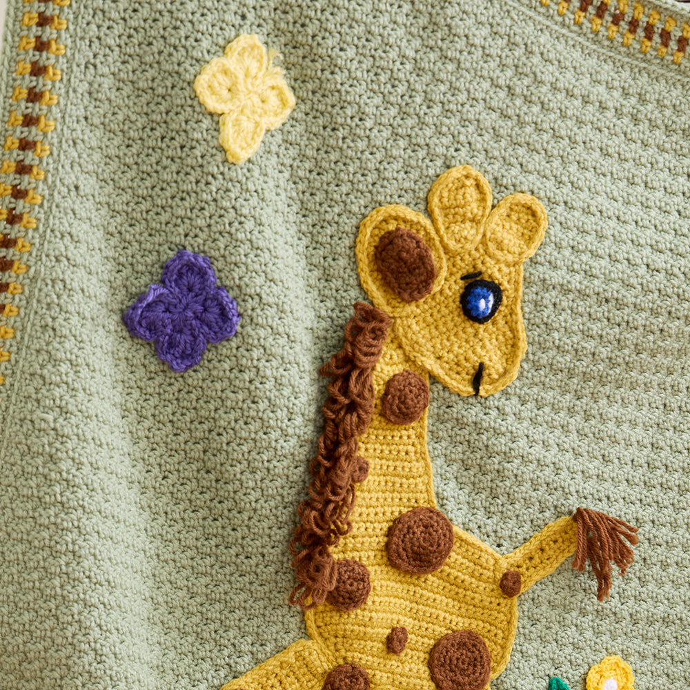 Geoffery Giraffe Baby Blanket