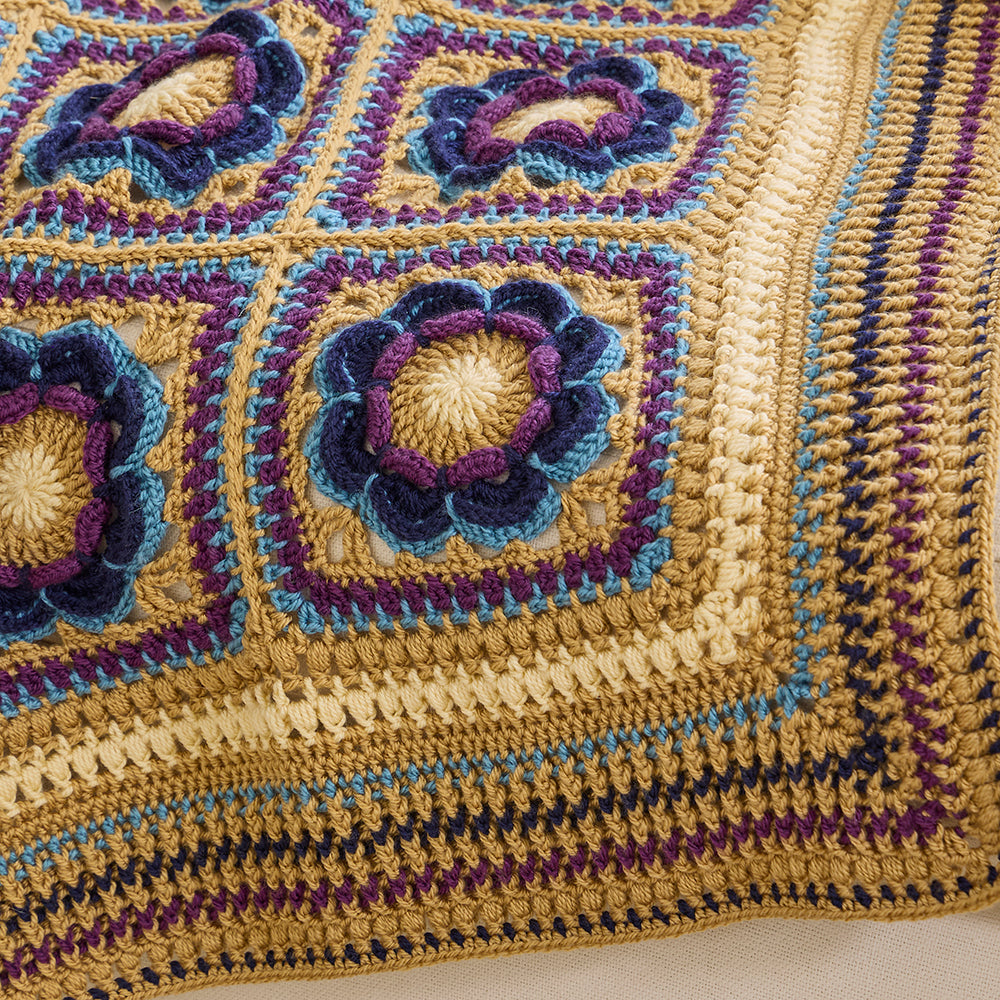 Flower Squares Blanket