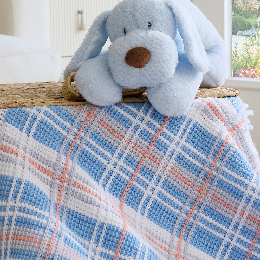 Plaid Baby Blanket
