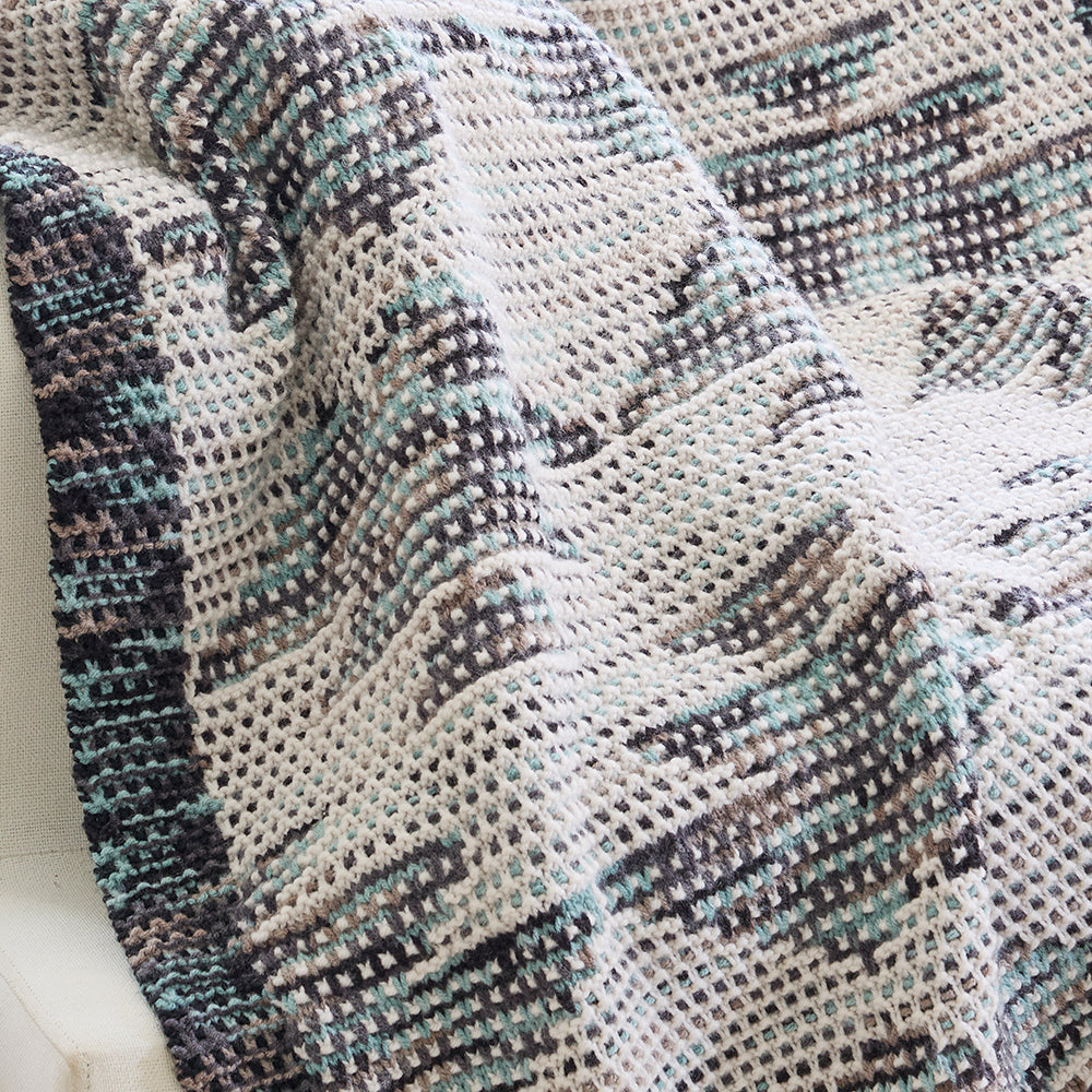 Southwest Motif Mosaic Blanket