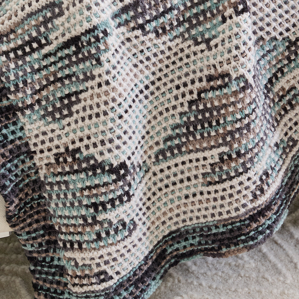 Southwest Motif Mosaic Blanket