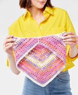 Free Melon Berry Kerchief Cowl Crochet Pattern