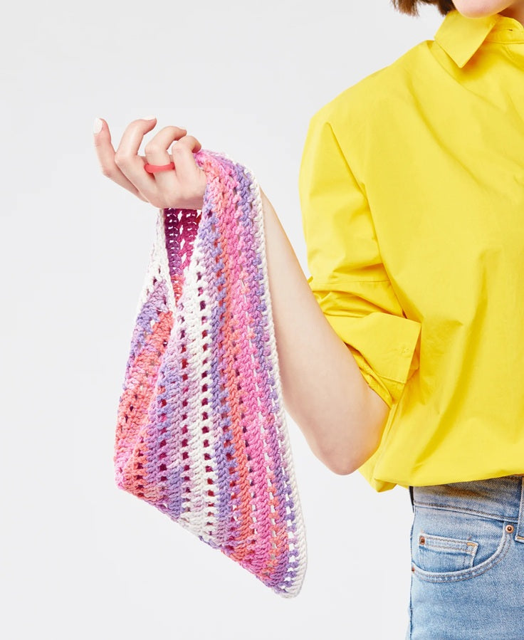 Free Melon Berry Kerchief Cowl Crochet Pattern