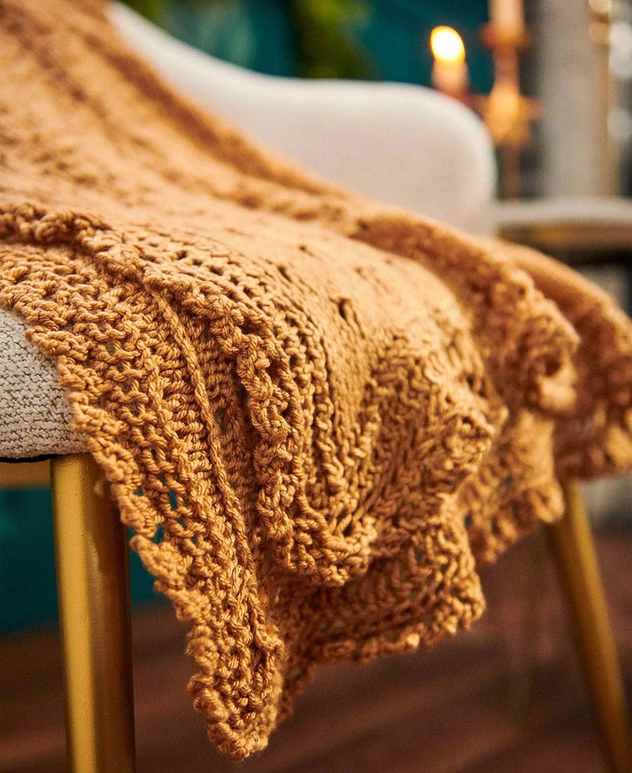 Free Muted Bloom Blanket Pattern