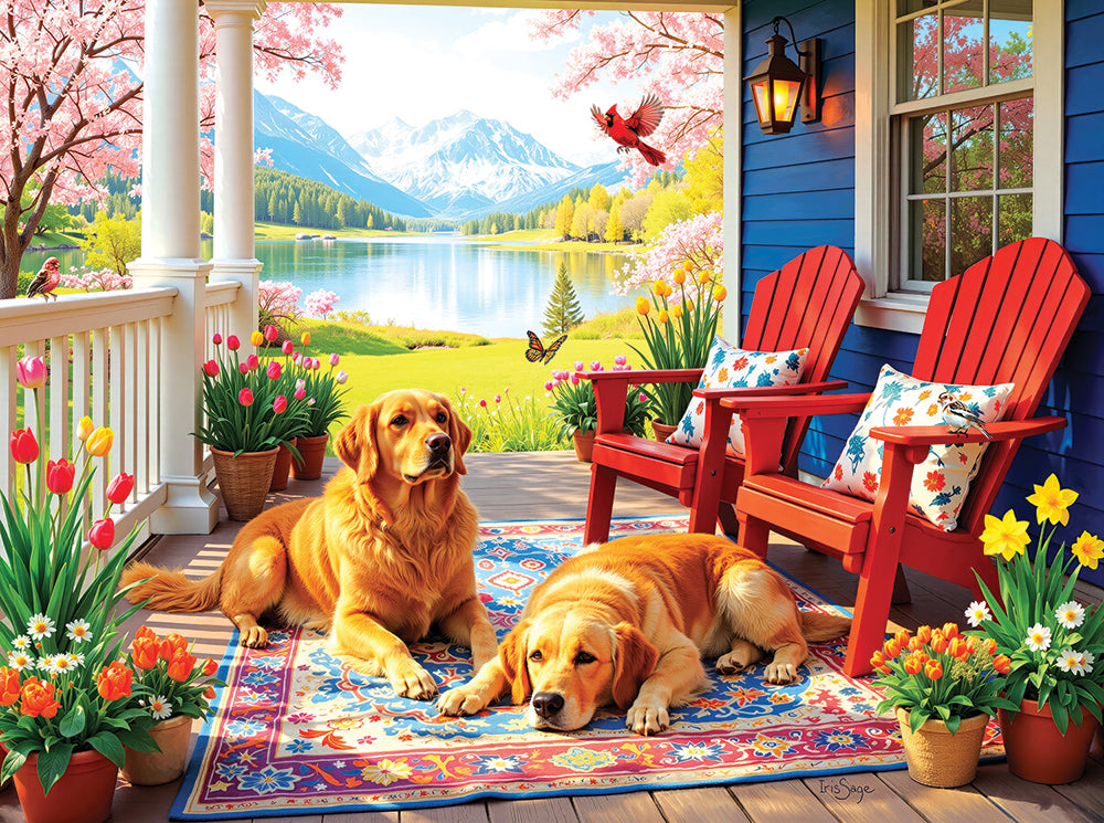 A Day on the Porch Jigsaw Puzzle