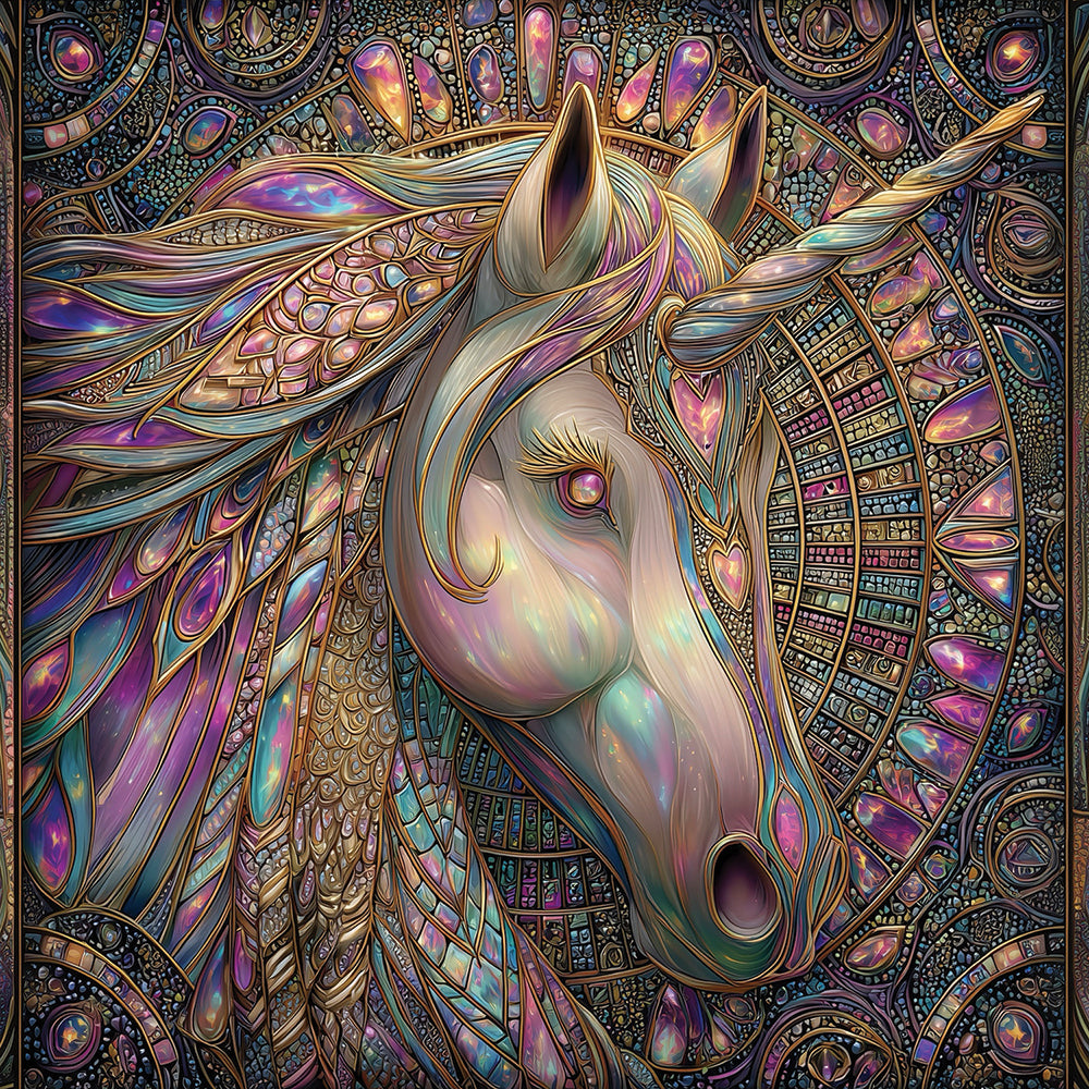 Ivory Unicorn Jigsaw Puzzle – Mary Maxim Ltd