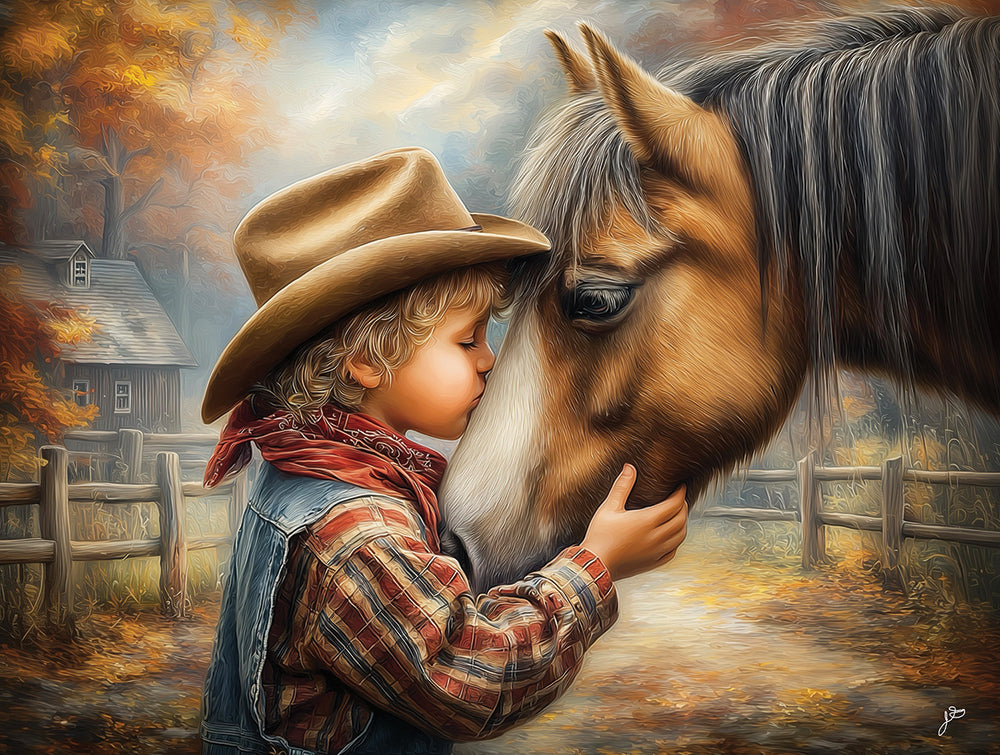 A Cowboy's Best Friend Jigsaw Puzzle